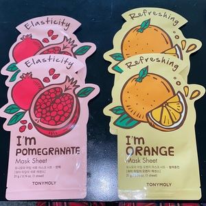 Tony Moly mask sheets - Korean skincare